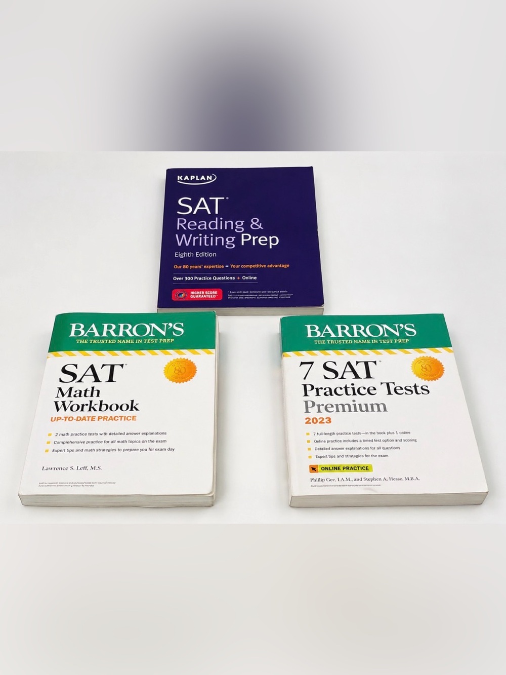 Kaplan SAT Math, Reading & Writing Prep Books